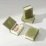 Book Jewelry Box Flip Type Retro Pendant Boxes Multifunctional Necklace