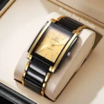 Luxury Men Business Watches Stainless Steel Strap Quartz Wristwatch