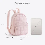 BAGSMART Small Backpacks Women Cute Girl College Book Bag Multi-function - Image 6