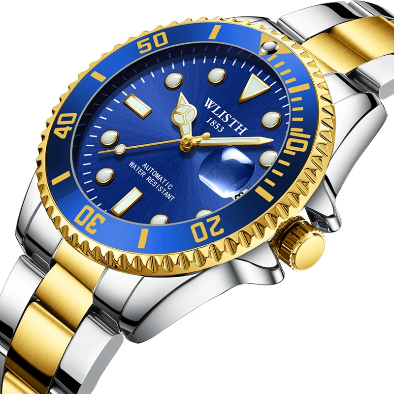 kf-S1b38aa39a77e4369816b1d6a94c4dc38W Luxury Business Automatic Men's Watches Waterproof Luminous - Image 1