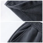 Metersbonwe Men's Fleece Lined Sweatpants Straight Leg Casual Pants Knit - Image 6
