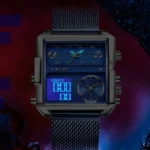 LIGE Fashion Casual Electronic Man Watch Dual Digital Display Men's Watches - Image 4