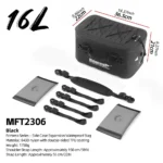 Rhinowalk Motorcycle Case Box Bag 16L Waterproof Side Tail Pannier Box For BMW - Image 6