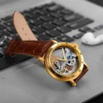 Vintage Mechanical Watches Golden Bridge Skeleton Automatic Mens Watch Luxury - Image 3