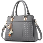 Gusure Luxury Handbag Women Crossbody Bag with tassel hanging Large Capacity - Image 2