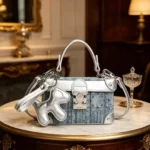 Designer Brand Denim Blue 2026 Spring Summer New Fashionable Denim Diamond-encrusted - Image 2