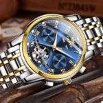 OLEVS Men's Watches Automatic Mechanical Business Wristwatch Waterproof - Image 2