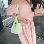 Genuine Leather Bucket Bag Tote Bag Women Handbags 18/22 Big Small - Image 4
