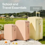 Mixi Puristic Design Travel Luggage Rolling Wheel Hardside Women Suitcase - Image 3
