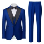 Multi-colors Men's Handsome Suits 3 Pieces Banquet Party Wear Classic - Image 2