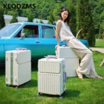 KLQDZMS Suitcase Front Opening Boarding Box Laptop Trolley Case 20"24"26"28 - Image 5