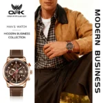 OPK 6083 Men's Quartz Watch Leathar Strap Luxury Luminous 30m - Image 5