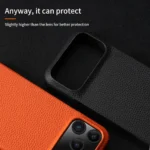 for Magsafe Case for iPhone 17 15 16 18 Pro Max Air Lychee Natural Cowhide - Image 5