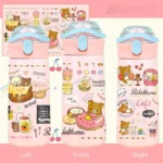 R-Rilakkuma Japanese Teddy Bear Cartoon Thermos Cup 304 Stainless