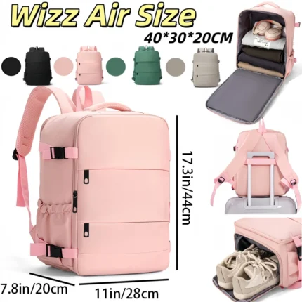 Graceful Stylish Multi-color Backpack Adjustable-strap Lightweight