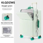 KLQDZMS Suitcase Front Opening Boarding Box Laptop Trolley Case 20"24"26"28 - Image 2
