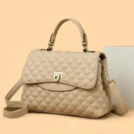 New Women's Soft Leather Shoulder Bags Multi-Layer Pockets Messenger - Image 4