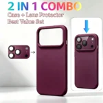 3/2/1 Set Luxury Liquid Silicone Phone Cases For iPhone 18 17 Pro Max With 18 17