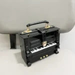 purses and handbags Luxury Designer crossbody shoulder bag For Women piano shape handmade - Image 3