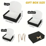 5pcs Gift Boxes with Lids Kraft Paper Gift Boxes for Presents Wedding - Image 5