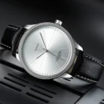 Top Brand Men's Watches Luxury Metal Case Analog Quartz Watches for Men Leathe - Image 4