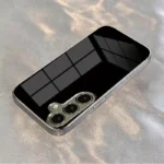 High-Grade Black Electroplated Tempered Glass Phone Case, Suitable for Samsung - Image 2