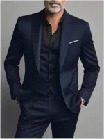 Elegant Men's Suit Sets- Slim Fit Tuxedo Set for Weddings - Image 4