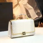 Designer Brand Leather Crocodile Print Shoulder Bag New Commuter Crossbody