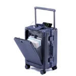 24"26 Inch Travel Suitcase Aluminum frame Wide Trolley Case Carry-on Luggage