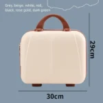 Portable Hand Suitcase With Password Lock Makeup Storage Bag Boarding Luggage - Image 6
