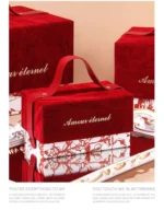 Creative Rivet Handheld Box Ins Style Romantic Velvet Premium Wedding Engagement - Image 5