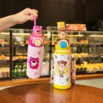 X&W Toy Story Kids Thermos Cup 316 Stainless Steel Dual-Drink Straw Cup 3D - Image 3