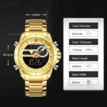 NAVIFORCE Top Luxury Original Sports Wrist Watch For Men Quartz Steel - Image 4