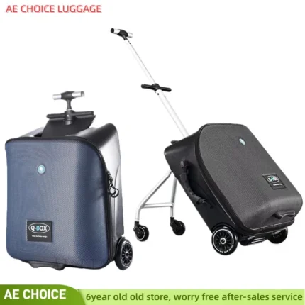 Lazy rolling luggage baby car cabin travel suitcase trolley case on wheels