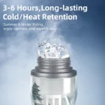 ESLNF 610ML Insulated Water Bottle Spray Bottle Keep Ice Long Lasting - Image 3