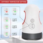 2023 New Portable Mini Iron Heat Press Machine Short Sleeve DIY Label Hot - Image 5