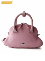 Women Cowskin Genuine Leather Bag Fashion Design Shell Totes Office Ladies Handbag