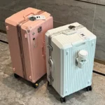 Large Capacity Travel Luggage Aluminum Frame Suitcase Pull Rod Case 24/28/3 - Image 2