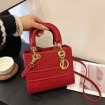 High-end Leather Ladies Hand Bags Popular Classic Elegant Classic Designer Paris Casua - Image 2