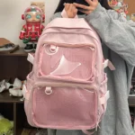 Japanese Style Transparent Ita Bag for Girls Comic Cons Large Capacity Women