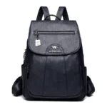 14" (35cm) Sheepskin Backpack Vintage Laptop School Bag Women's - Image 5