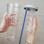 Plastic Water Bottle Portable with Straw Fruit Infuser Tea Juice Cup Fitness - Image 6