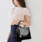 KAIDIFEINIROO Kangaroo Brand Casual Tote Bag Oil Pu Leather Handbag Womne Shoulder - Image 3