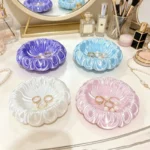 Flower Shaped Storage Tray, Household Jewelry Box, Plastic High-value - Image 2