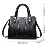 3 Layers Large Capacity Designer Women Top-Handle Bags Shoulder Crossbody Bags - Image 5