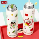 X&W Crayon Shin-Chan Insulated Cup 316 Stainless Steel Vacuum Flask Cartoon D