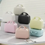 Storage Toiletry Box Solid Color Suitcase Square Box Large Capacity - Image 2
