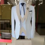Fashion Style Slim Fit Men's Suits Groom Tuxedos Formal Wedding/Business Men Suits Peak - Image 5