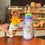X&W Toy Story Kids Thermos Cup 316 Stainless Steel Dual-Drink Straw Cup 3D - Image 2