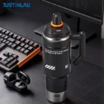 JUSTINLAU 1L Sports Thermos Cup 304 Stainless Steel Insulated Bottles